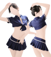 Cosplay-Kostüm Sexy Polizistin - Blau
