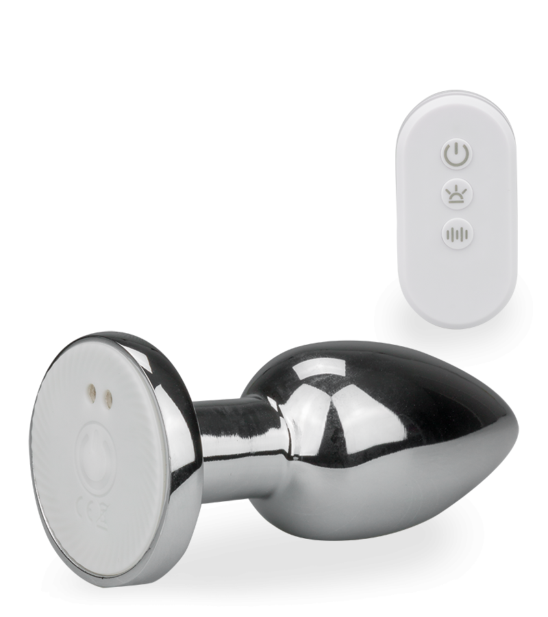 Analschmuck mit Vibration und Leuchteffekt - Sextoys von LOVE AND VIBES
