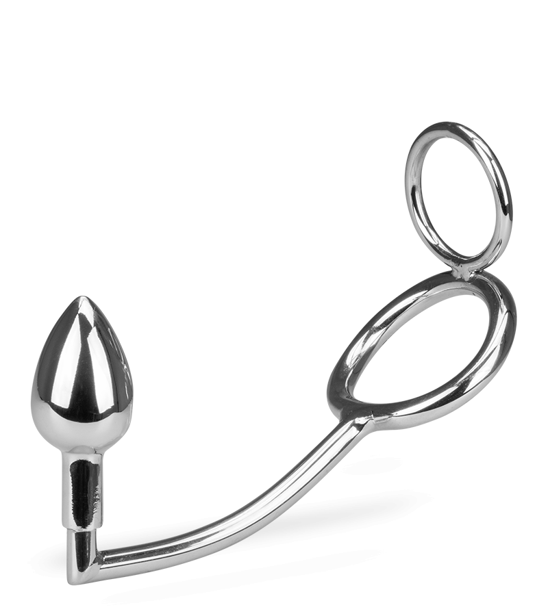 penisring mit analkette Analhaken mit Doppel-Penisring Captain