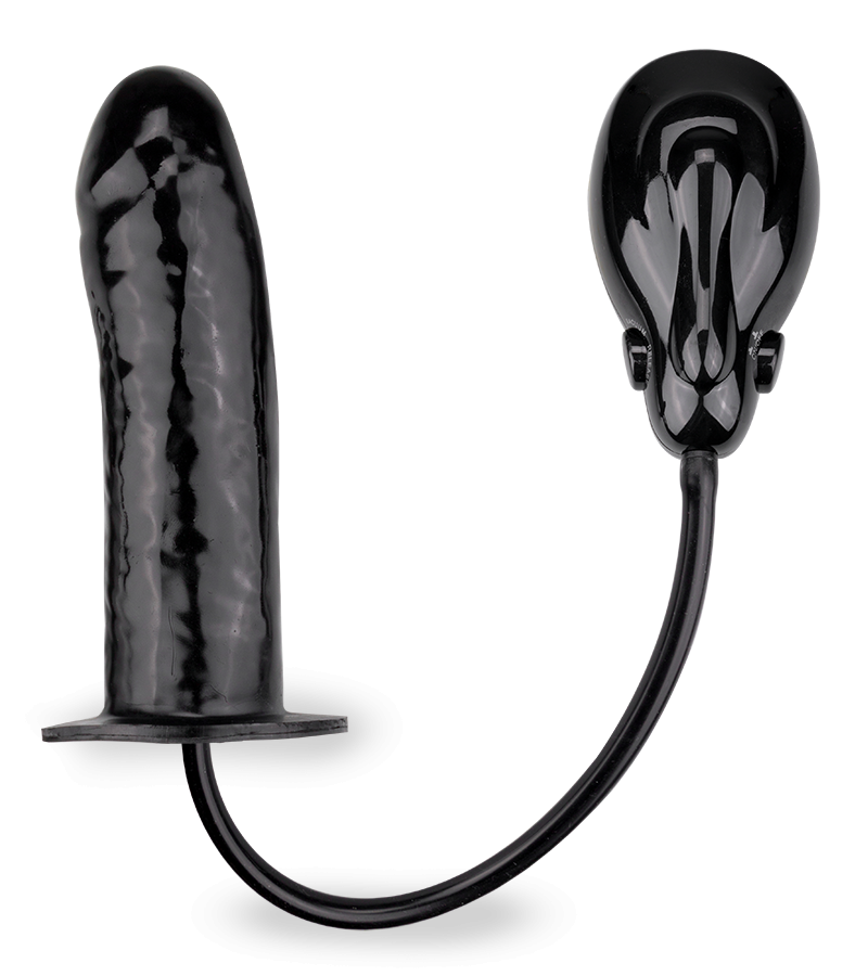 Aufblasbarer Dildo-Vibrator mit automatischer Pumpe