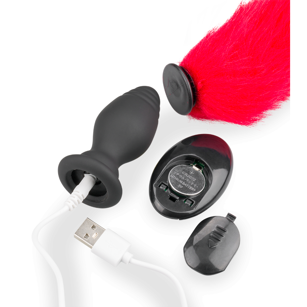 analdildo mit schweif Butt Plug Magic Wand