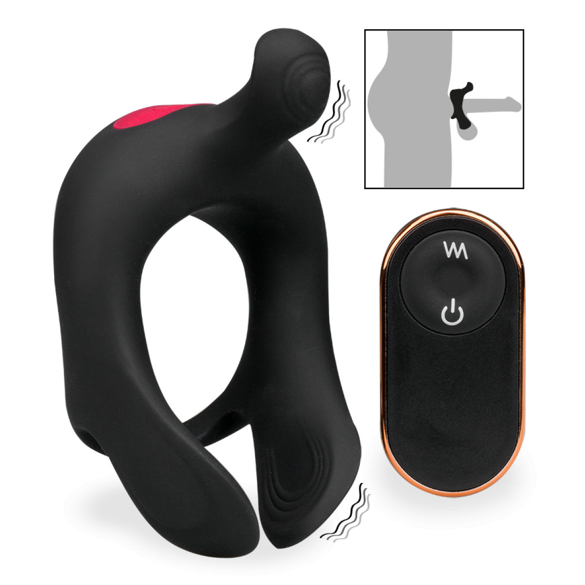 silikon sexpuppen Penisring und Klitorisstimulator Arto