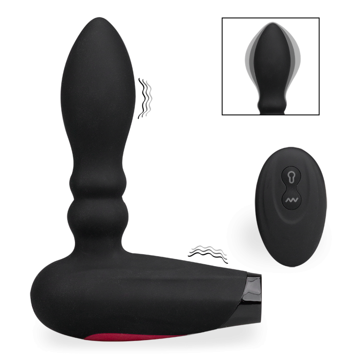 sexpuppe real doll Aufblasbarer Vibrator - Red Balloon main image 0