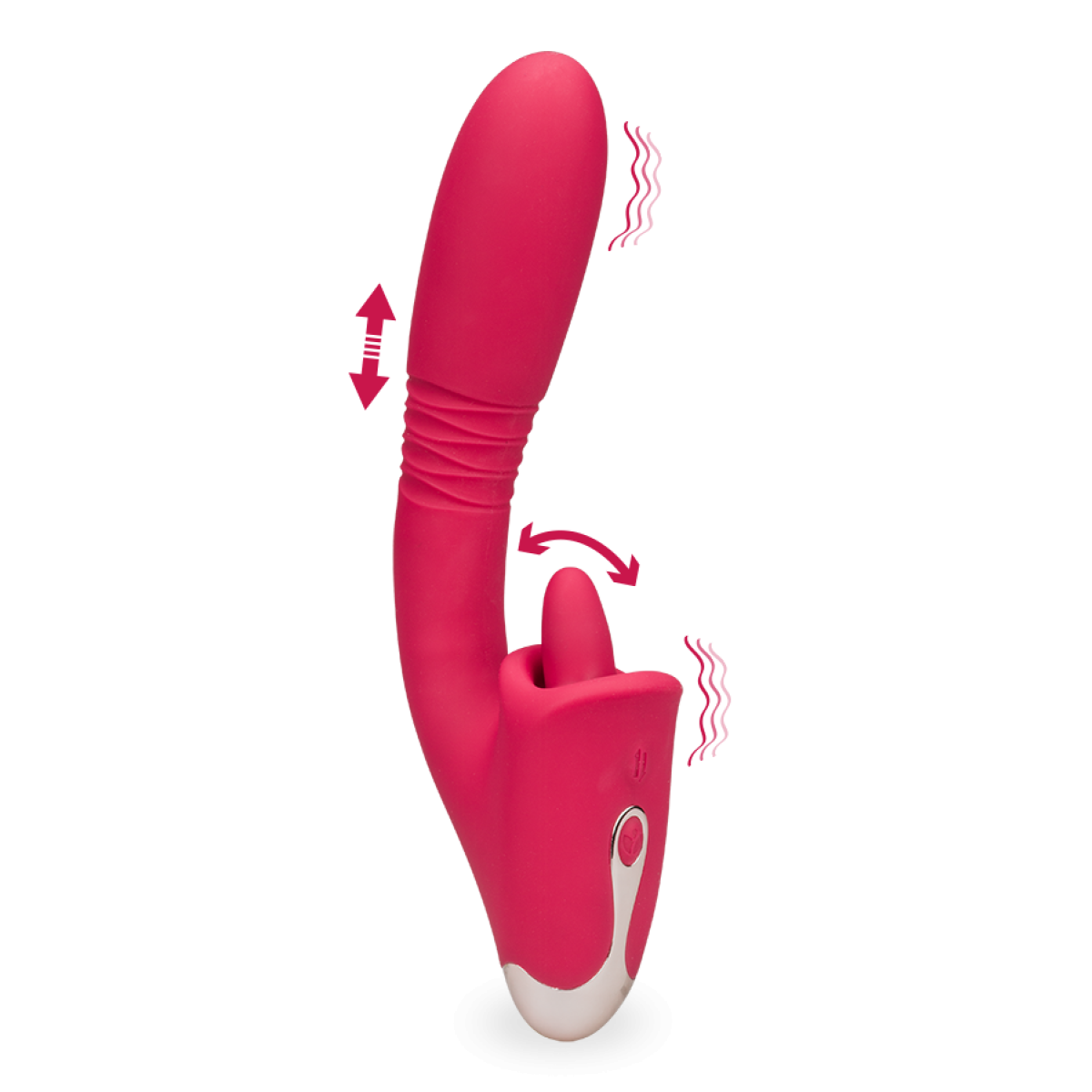 Rabbit-Vibrator mit Sto- und Cunnilingus-Funktion Flore | eBay.de