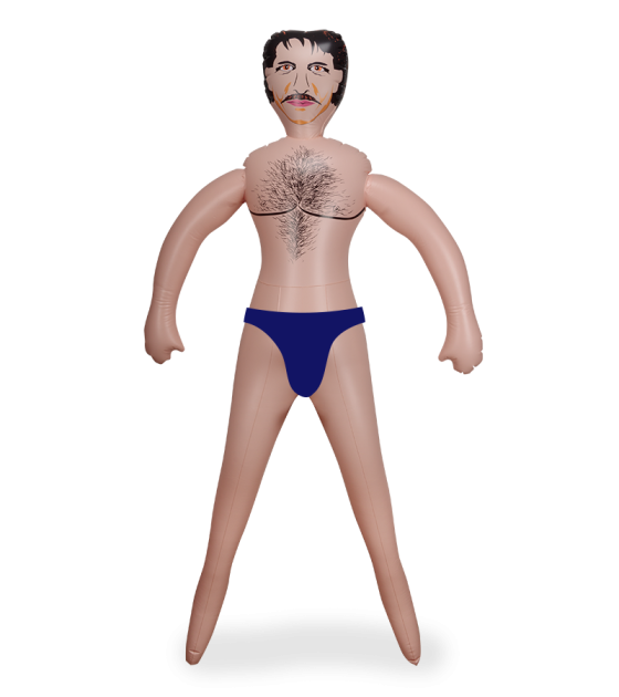 sexpuppe aufgeblasen Männliche Gummipuppe aufblasbar frivol beige , günstige Faschings Partydeko  & Zubehör bei Karneval Megastore