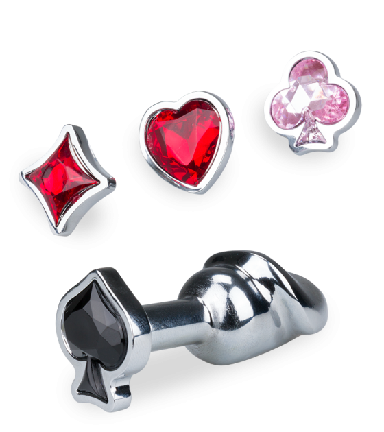 anal vibro plug Silikon Anal Plug Klein mit Kristall Butt Plug, Herz Kleiner Analplug  Anfänger Klein Buttpluck Analdehner main image 0
