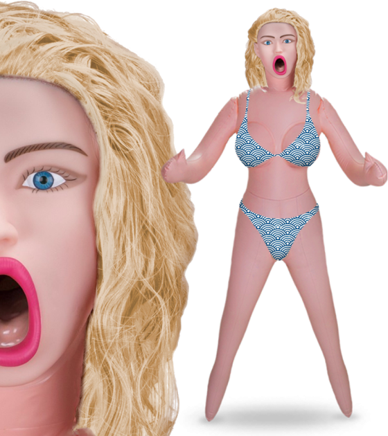 Blowjob-Gummipuppe mit Vibration Lisa