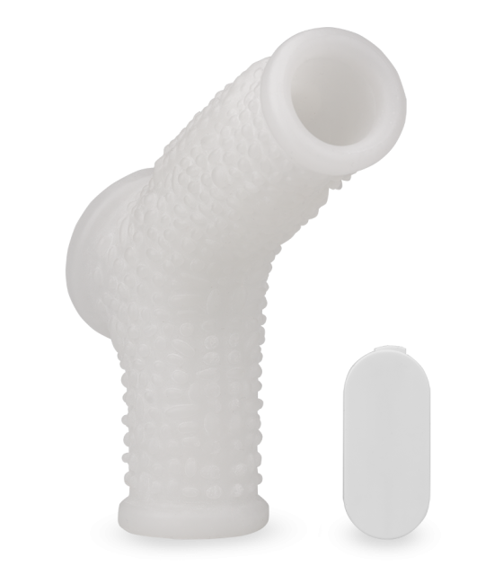 Genoppte Penismanschette mit Vibration Everest