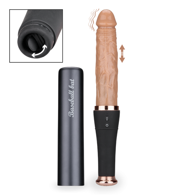 Stodildo mit Vibration und Klitorisstimulator Love Bat - Sextoys von LOVE  AND VIBES
