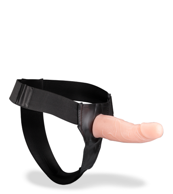 Hohler Dildo-Vibrator zum Umschnallen