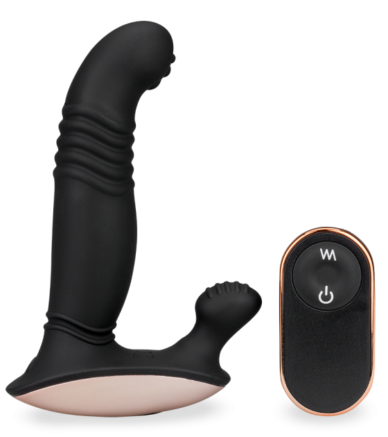 Prostata-Vibrator mit Stofunktion und Wrmefunktion Click - Sextoys von  LOVE AND VIBES