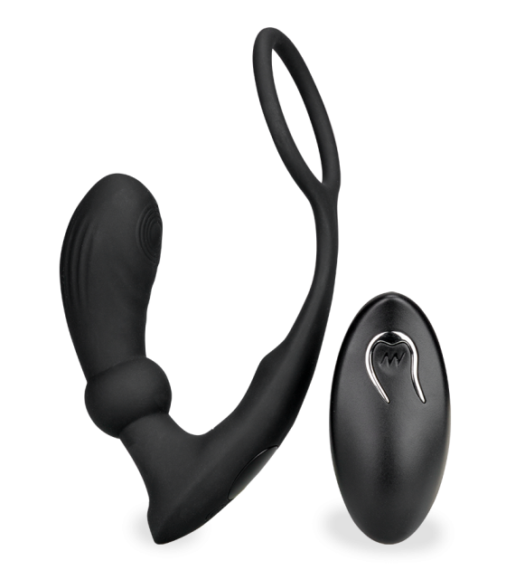 Prostata-Stimulator mit Klopffunktion und Penisring Gio - Sextoys von LOVE  AND VIBES