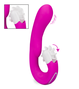Vibrator mit Klitorisstimulator Alicia - Sextoys von LOVE AND VIBES